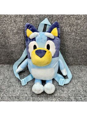 Bluey Plush Backpack Bag 16” Ludo Stuffed Animal Dog Adjustable Straps EUC